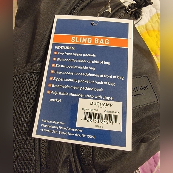 NWT Duchamp Sling Bag ( Unisex ) main image 6